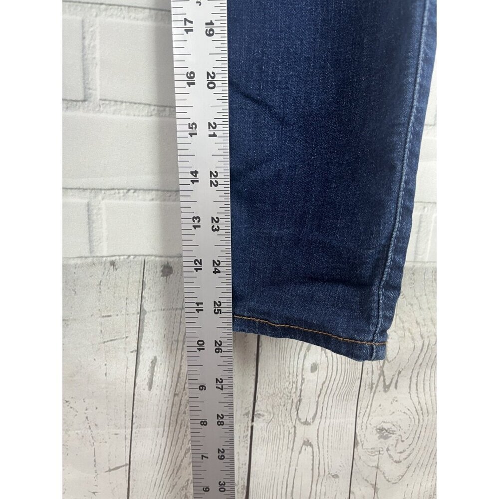 Hollister Jeans Women's 7S W28 L28 Blue High Rise Super skinny Deconstructed - Picture 7 of 12